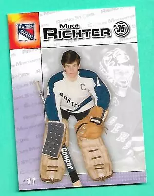 (1) Mike Richter 2003-04 Duracell # 11 Rangers Goalie Limited Card (w9210)   • $1.66