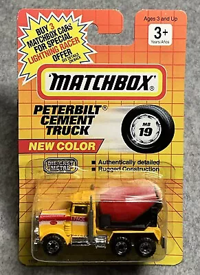 1990s Matchbox Peterbilt Cement Truck #19 - New Color • $4.75