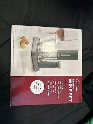 Rabbit 7 Pieces Electric Wine Set New And Sealed Never Opened • $4.68