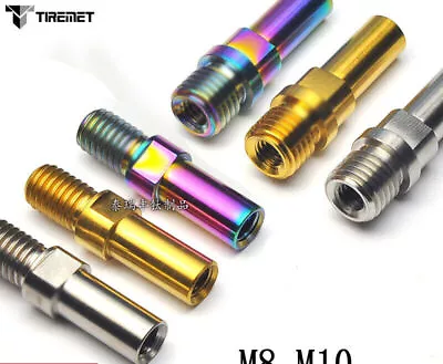 $15.99 • Buy 5-color 2pcs Bicycle Titanium Ti Brake Post V Brake Bosses M10X1.25mm Bolts 