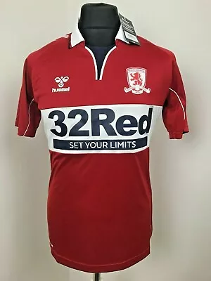 MIDDLESBROUGH FC Football Shirt 2020/21 Home Soccer JERSEY Boro Hummel BNWT • £34.99