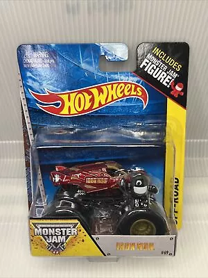 Hot Wheels Monster Jam--2013--Iron Man With Figure • $18