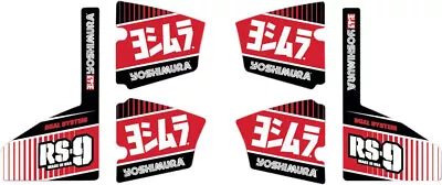 Yoshimura RS9-NB004 RS9 Muffler Decal Set • $31.15