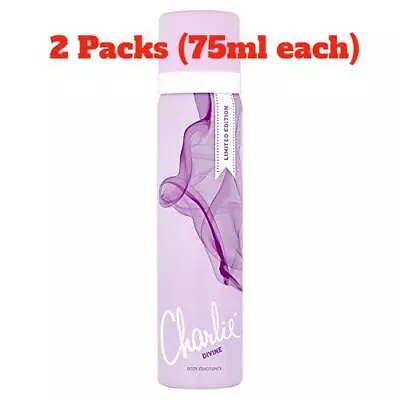 Charlie Perfumed Body Spray Deodorant (Divine) - 75ml X 2 • £5.95