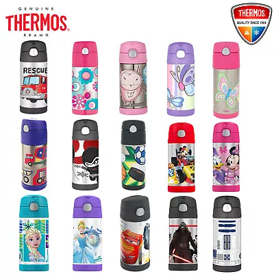 THERMOS Funtainer Kid Stainless Vacuum Flask Insulated Hydration Bottle 355ml • $25.69