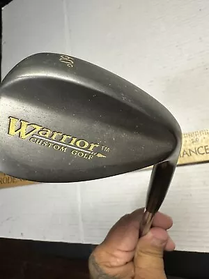 $19.99 • Buy Warrior Black Lob Wedge LW 60* Wedge Steel Mens RH