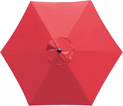 7.5Ft Patio Umbrella Canopy Market Umbrella Top Outdoor Umbrella Canopy With 6 R • $34.16