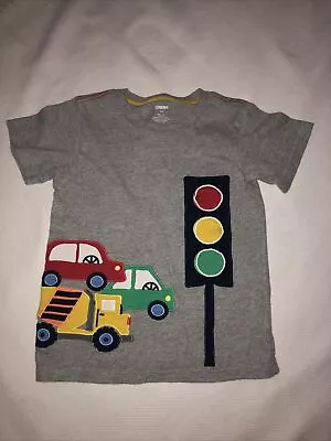 Boys Gymboree Short Sleeve T-shirt With Cars And Traffic Light Size 5 • $7.19