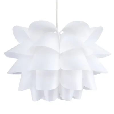 White Ceiling Light Shade Artichoke Design Pendant Easy Fit Lampshade Light • £21.99