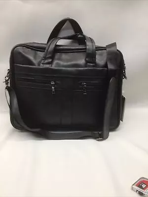 Seyfocnia 17.3” Men's Business Travel Briefcase PU  Leather Handmade Messenger • $30