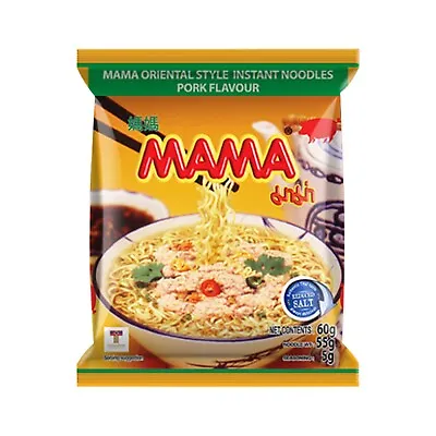 Mama Pork Flavor Instant Noodles 2.12 Oz X 30 Packs US SELLER • $27.95