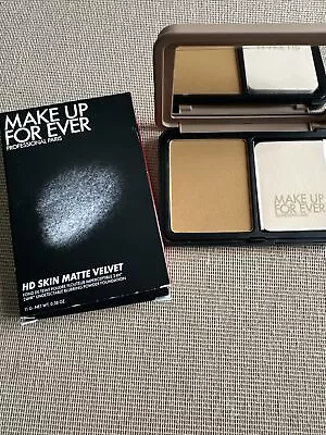 Make Up For Ever HD Skin Matte Velvet Powder Foundation 3Y40 Warm Amber • $22.98