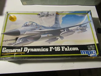 MPC General Dynamics F-16 Falcon  Airplane Kit 1/72 1-4306 Free Shipping • $16.99