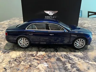 $200 • Buy 1:18 Kyosho 08891pc 2013 Bentley Flying Spur W12 Peacock Blue Diecast Model