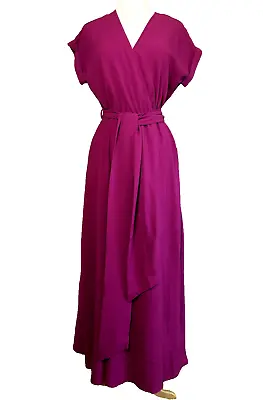 NWT Meghan Los Angeles Jasmine Maxi Dress In Cranberry Women's Sz S • $44.99