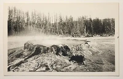 $6.99 • Buy RPPC Punch Bowl Spring Yellowstone National Park WY Real Photo Postcard A70