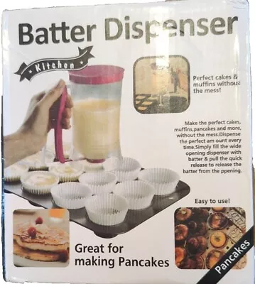 900ml Batter Dispenser DIY Muffin Cupcake Pancake Kitchen Measuring Baking Tools • $5