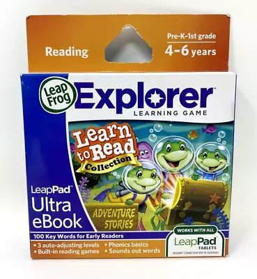 Leapfrog Explorer LeapPad Learning Game Learn To Read Collection New Sealed 2012 • $29.04