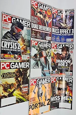 8 Issues PC Gamer Magazine 2011 • $59.99