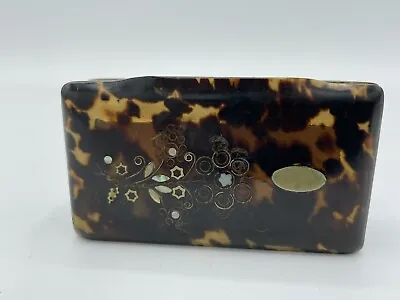 Georgian Snuff Box Faux Tortoise Shell And Horn C1810 • £169