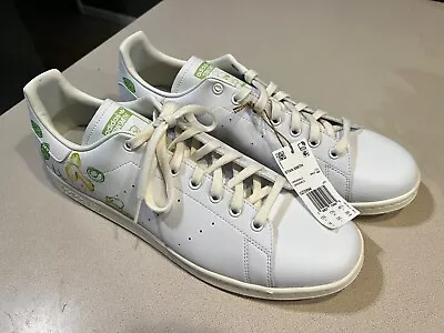 ADIDAS Men's  Stan Smith Peter Pan X Tinkerbell  GZ5994 Leather Sneakers Size 14 • $49.95