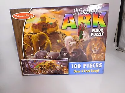 Noah's Ark 100 Piece Large Floor Jigsaw Puzzle Melissa And Doug Four Feet Long • $18.99