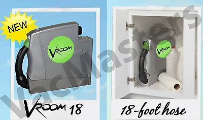 $139.99 • Buy GENUINE Vacuflo Vroom Central Vacuum Retractable 18' Hose - NEWEST DESIGN!