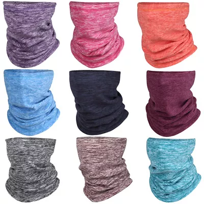 Fleece Neck Gaiter Warmer Ski Cycling Scarf Half Face Cover Mask For Men Women • $3.99