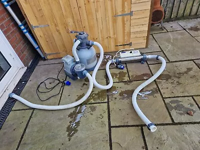 Intex Sand Filtered Pump With Elecro 3kw Heater • £180