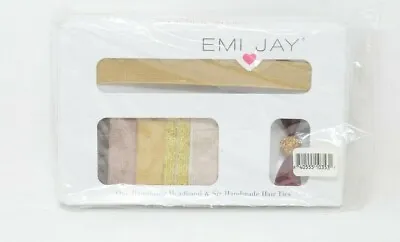 $19.99 • Buy Emi Jay Headband And 6 Handmade Hair Ties Varying Colors