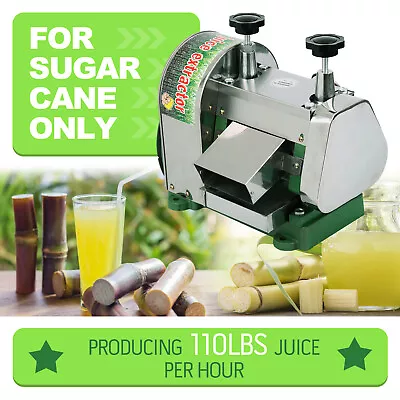 Commercial Cane Juice Squeezer Sugar Cane Press Extractor Sugar Juicer Machine • $205.88