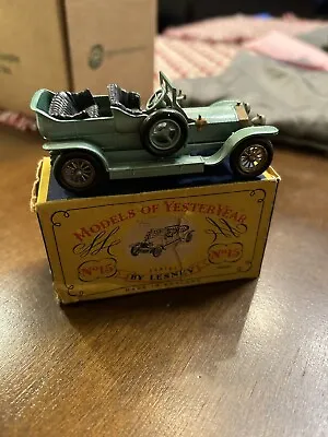 LESNEY MODELS OF YESTERYEAR No.15 1907 ROLLS ROYCE SILVER GHOST Y15 WITH BOX • $29.99