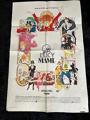 Lucille Ball Bea Arthur  LUCY MAME  Orig. Vintage 1974 OS (27x41) Movie Poster • $49.50