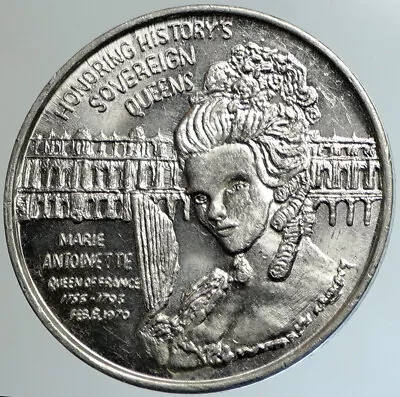 1970 USA US New Orleans Marie Antoinette VENUS MARDI GRAS Aluminum Medal I102172 • $382.37