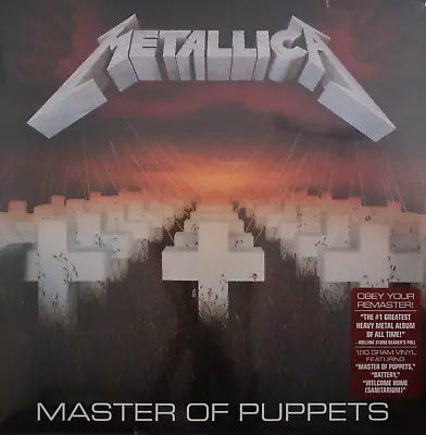 £34.99 • Buy Metallica - Master Of Puppets 180 Gram Remastered  12  Vinyl LP