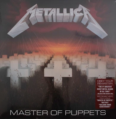 £34.99 • Buy Metallica - Master Of Puppets 180 Gram Remastered  12  Vinyl LP