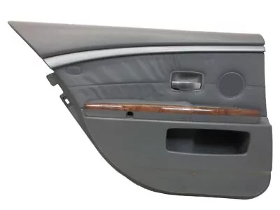 Door Panel Left Rear Grey Root Wood Fits For BMW 7 (E65E66E67) 735I • $62.21