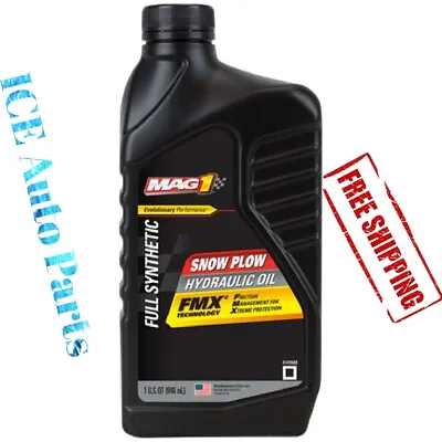 Snow Plow Hydraulic Fluid Full Synthetic Mag 1 MAG165979 1 Quart -50 Degrees • $17.49