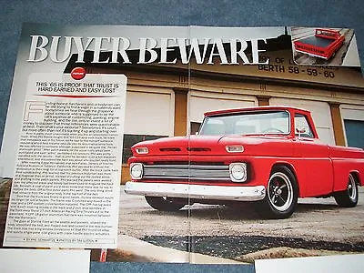 1965 Chevy C10 Custom Cab Article  Buyer Beware  Big Window Short Bed • $9.99
