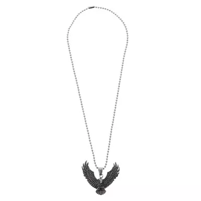  Pendant Necklace Jewelry Vintage Eagle Man Stainless Steel For Men Accessories • £8.84
