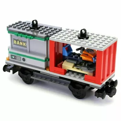 LEGO City 60198 Cargo Train - Snowmobile & Bank Container Railway Wagon Carriage • $33