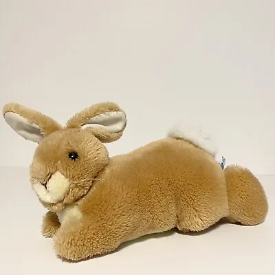 Vintage Eden Peter Rabbit Plush Laying Bunny Stuffed Animal Tan Toy Beatrix 10” • $19.99