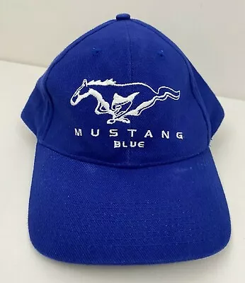 Mustang Blue Cap W/ White Embossing- Bold Daring Legendary- One Size Fits All • $14.99