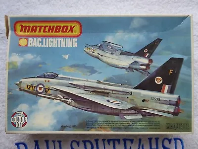 MATCHBOX PK-114 - BAC LIGHTNING - 3  COLOUR MODEL KIT - 1975 - 1:72 Scale • £29.99