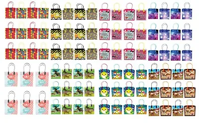 $16.95 • Buy 12PC Goody Bags Birthday Favors Party Bags Filler 8 Cool Themes Party Set
