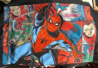 Vintage Marvel Comics Spiderman Pillow Case Rare • $12