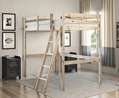£260.92 • Buy Strictly Beds And Bunks Celeste High Sleeper Loft Bunk Bed 4ft 6 Double Wooden
