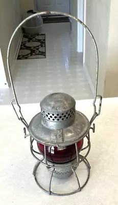 Vintage Adlake Kero Red Globe Railroad Lamp Train Lantern • $69.99