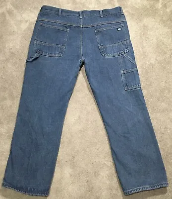 Key Carpenter Jeans Fleece Lined Insulated Workwear Men’s Size 38x30 Exc Cond!! • $28.50
