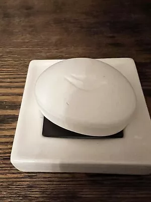 NEW - White Ceramic Soap Dish Square 10x2cm. 5 In Stock • £6